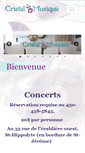 Mobile Screenshot of cristalmusique.ca